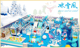 Snow theme indoor playground